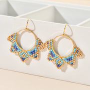 Chic Bloom Flower Bohemian Beads Drop Earrings