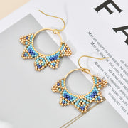 Chic Bloom Flower Bohemian Beads Drop Earrings