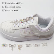 2Pcs Rhinestone AF1 Shoe Charms Colorful Jeweled Sneaker Charms