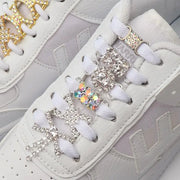 2Pcs Rhinestone AF1 Shoe Charms Colorful Jeweled Sneaker Charms