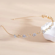 Crystal Rhinestone Headband Pearls Hairband