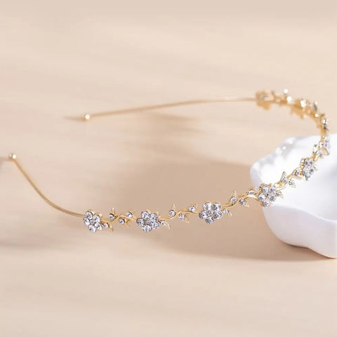 Crystal Rhinestone Headband Pearls Hairband