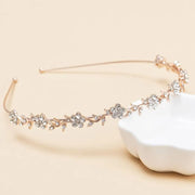 Crystal Rhinestone Headband Pearls Hairband